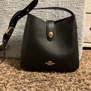 Coach Black Leather Women's Bag